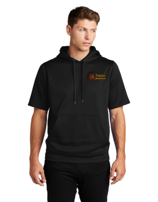 Short Sleeve Hoodie with embroidered Logo