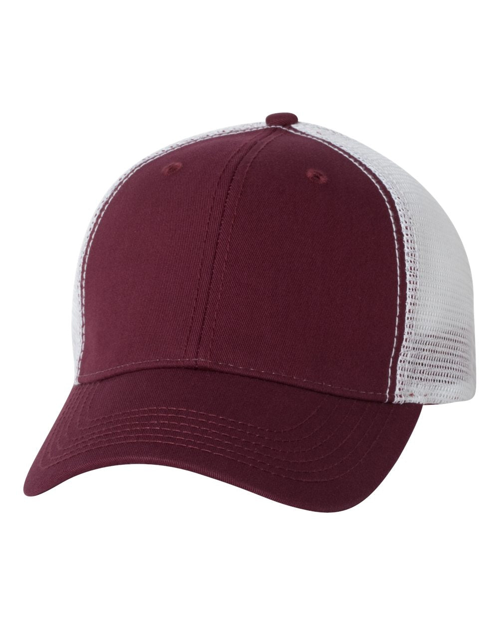 Structured Maroon TA FOOTBALL HAT